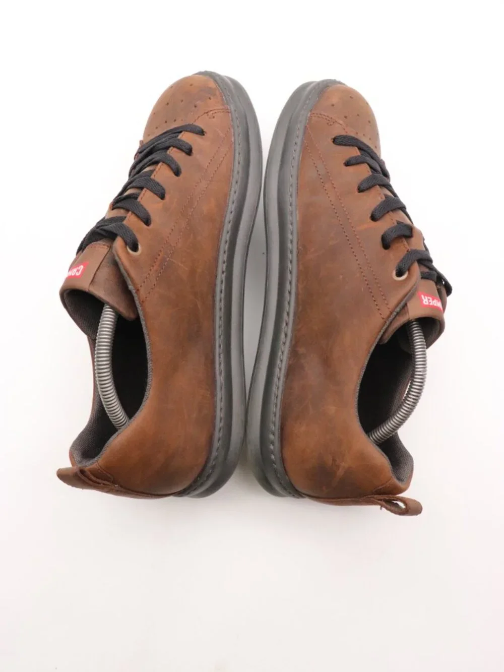 Camper Runner Four Sneakers Men's Size EU 43 Brown Leather Lace Up